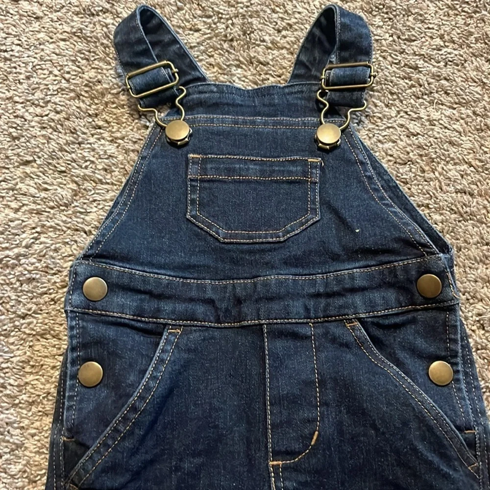Hanna‎ Andersson Infant Denim Overalls 3-6M